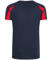 JC003B French Navy/Fire Red Back