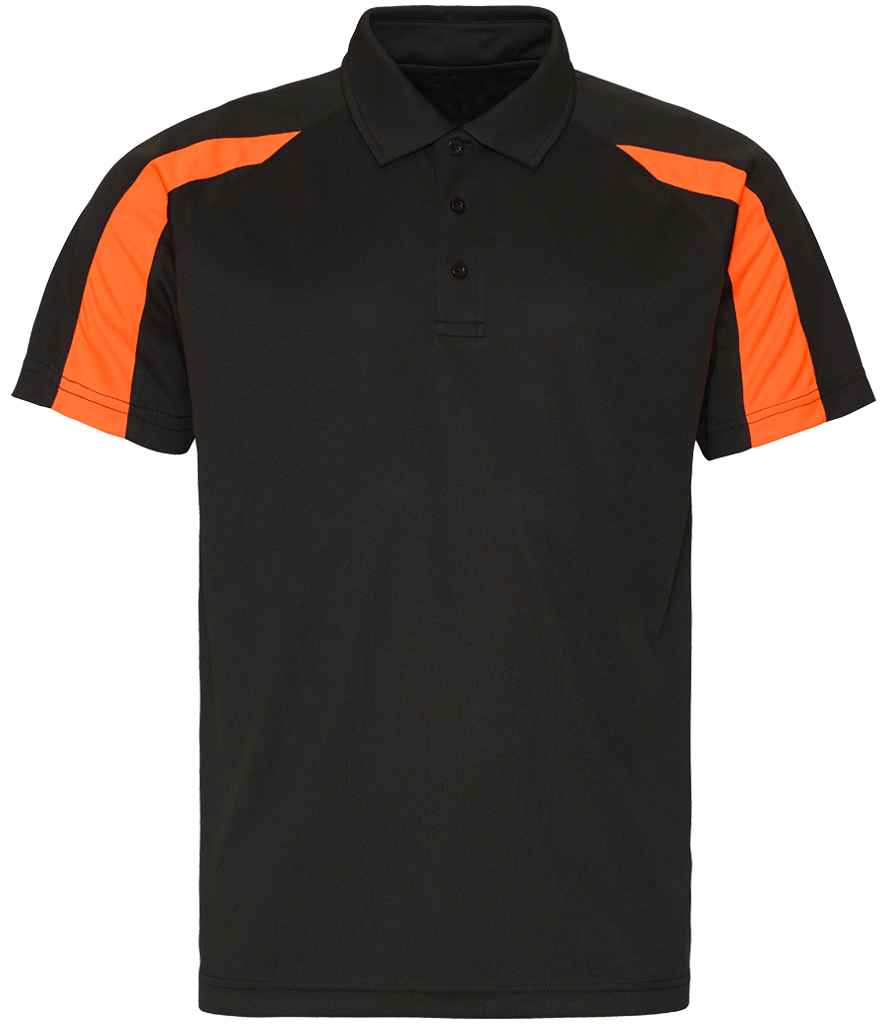 JC043 Jet Black/Electric Orange Front