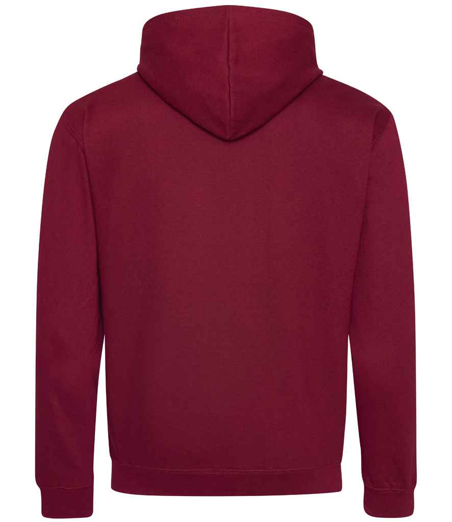 JH003 Burgundy/Charcoal Back