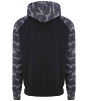 JH009 Solid Black/Black Camo Back