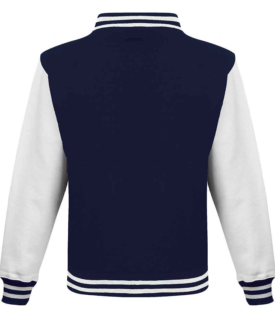 AWDis Varsity Jacket | Oxford Navy/White