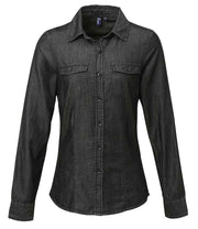 PR322 Black Denim Front