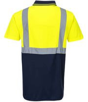 PW062 Yellow/Navy Back