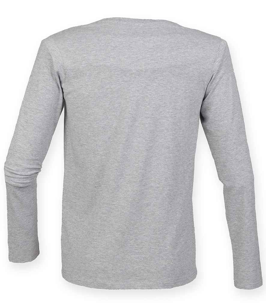 SF124 Heather Grey Back