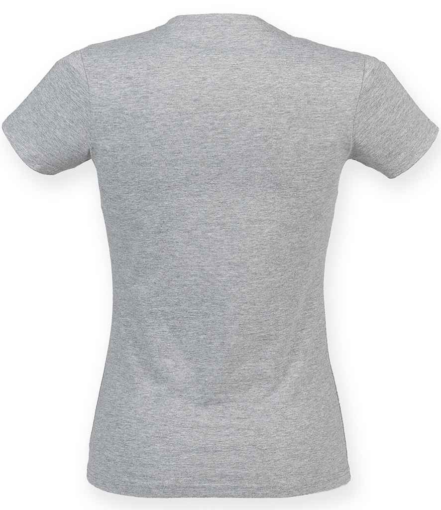 SK122 Heather Grey Back