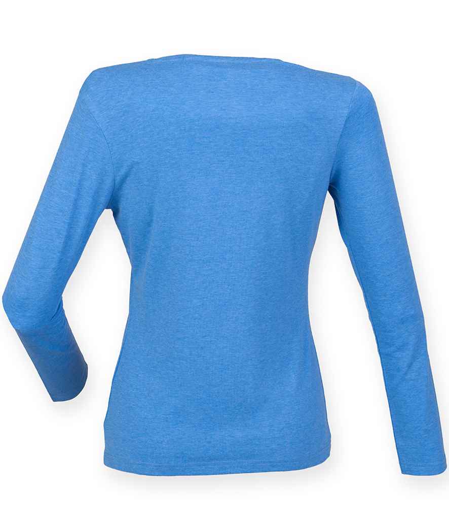 SK124 Heather Blue Back