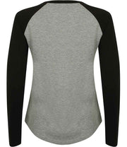 SK271 Heather Grey/Black Back