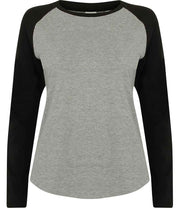 SK271 Heather Grey/Black Front