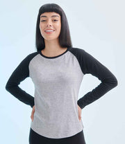 SK271 Heather Grey/Black Model