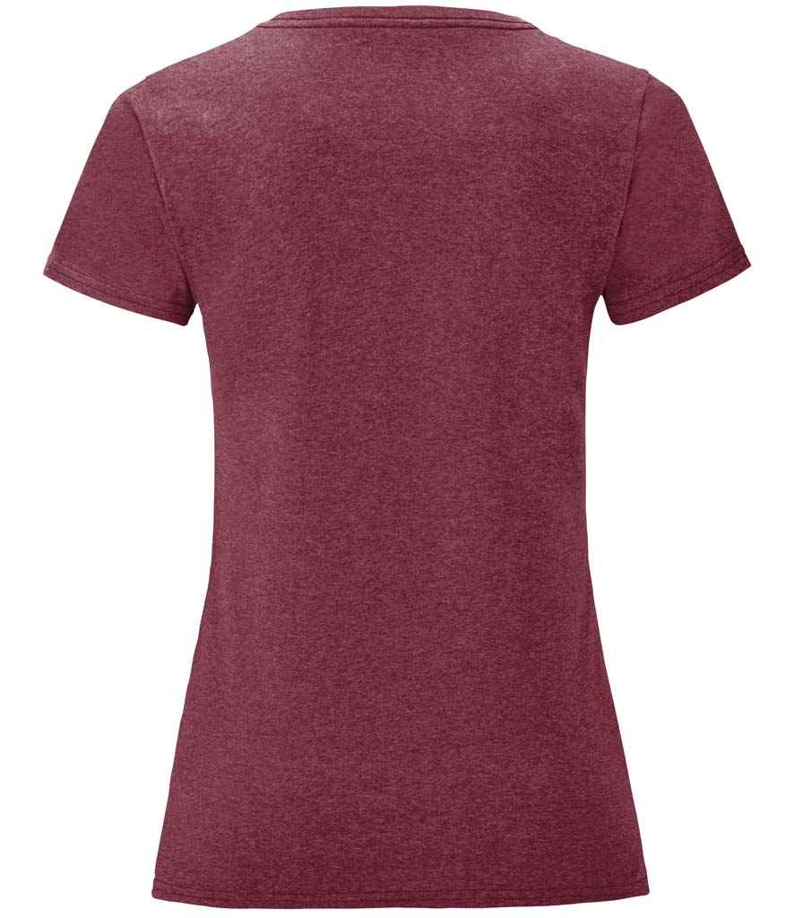 SS721 Heather Burgundy Back