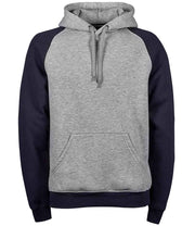 T5432 Heather Grey/Navy Front