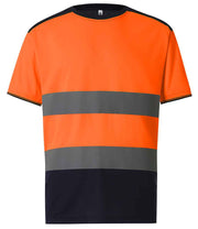 YK013 Orange/Navy Front